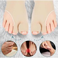 Fixačná bandáž s gélovým klinom na haluxy s pásom, 1 pár (2 ks)