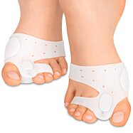 Gélový korekčný obväz s medziprstovým klinom a magnetmi, Hallux, 1 pár (2ks)