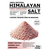 Himalájska soľ ružová jemná, 0,2-0,6 mm