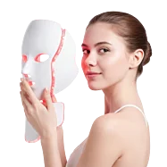 LED maska 7 farieb na tvár a krk – profesionálna fotónová terapia pre omladenie pleti