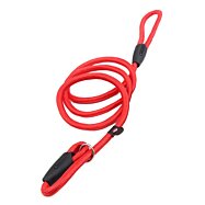 Praktické vodítko s obojkom pre psov 110 cm, červené