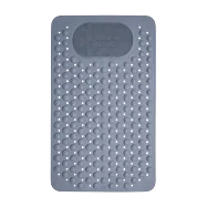 Protišmyková kúpeľňová podložka 68 x 35 cm - šedá