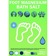 Kúpeľová magnéziová soľ na nohy
