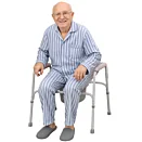 Skladacie nepojazdné toaletné WC kreslo Michael RF-805, nosnosť 120 kg