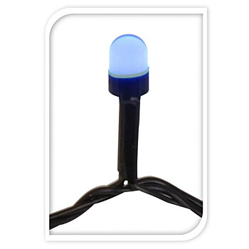 Vianočné LED svetielka na stromček – 80 farebných diód, 6 m | Night LED