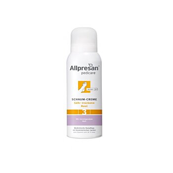 Allpresan 3® Pedicare pena na suchú pokožku nôh s upokojujúcou vôňou a s 10% Urey, 125 ml