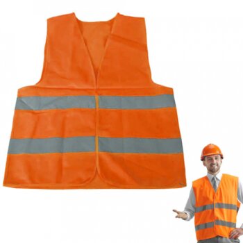 Bezpečnostná reflexná vesta, oranžová
