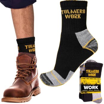 Pracovné ponožky teplé froté silné, Twork Pro, 3 páry