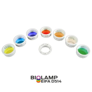 Biolampa Eifa D514 + 7 farebných filtrov + veľký stojan