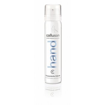 Jemná pena na suchú pokožku rúk s bambuckým maslom a aloe vera Callusan Hand, 75 ml