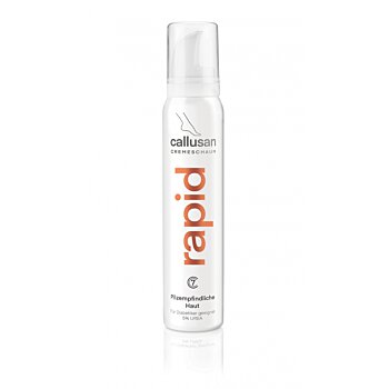 Účinná pena na suchú a svrbiacu pokožku nôh Callusan RAPID, 125 ml