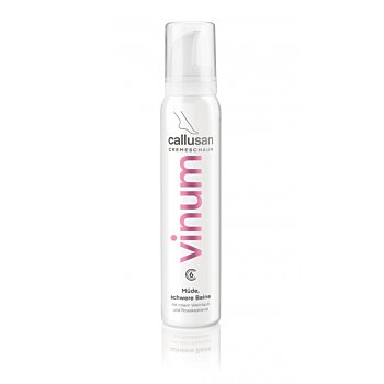 Pena pre unavené a ťažké nohy a na kŕčové žily Callusan VINUM, 125 ml