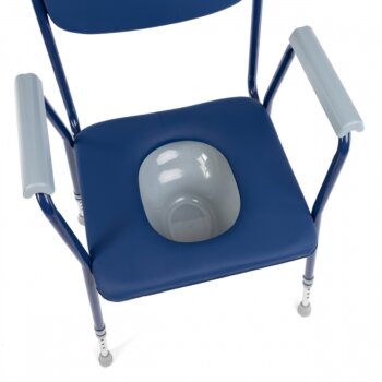 Toaletná stolička BLUE s nosnosťou do 136 kg