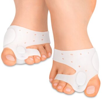 Gélový korekčný obväz s medziprstovým klinom a magnetmi, Hallux, 1 pár (2ks)
