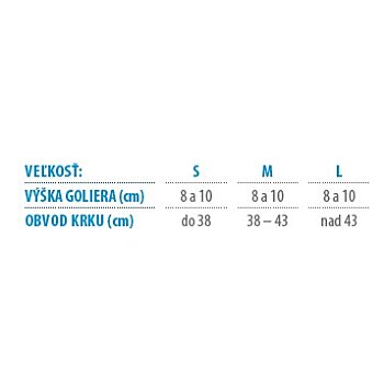 Golier extenčný molitanový, veľkosť S