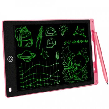 Grafický tablet pre deti s vymazaním jedným tlačidlom 10", ružový