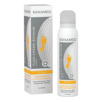 Krémová pena na potiace sa nohy Sanamed Citrin, 150 ml