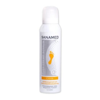 Krémová pena na potiace sa nohy Sanamed Citrin, 150 ml