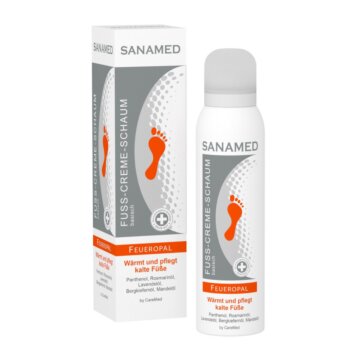Krémová pena na studené a unavené nohy Sanamed Feueropal, 150 ml