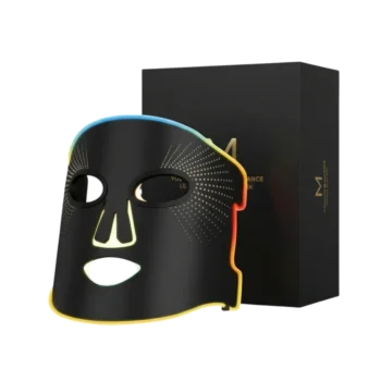 LED terapeutická maska na omladenie pleti Luxury – červené, modré a žlté svetlo