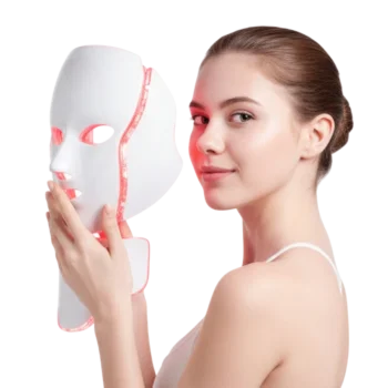 LED maska 7 farieb na tvár a krk – profesionálna fotónová terapia pre omladenie pleti