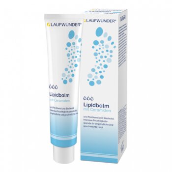 Lipidový krém na nohy, na suchú a citlivú pokožku, Laufwunder lipidbalm, 75 ml
