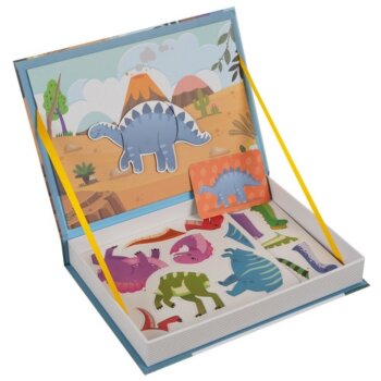 Magnetická kniha s 36 magnetmi Dinosaurov, Dino World