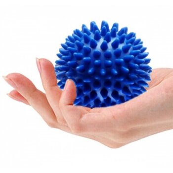 Masážny rehabilitačný ježko 8,5 cm, modrý