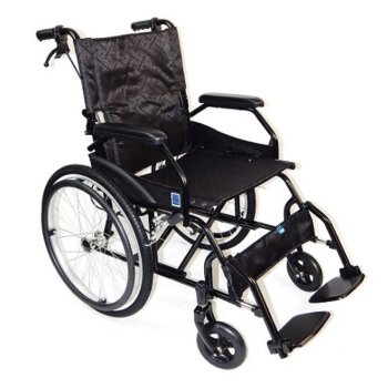 Oceľový invalidný vozík STANDARD TIM FS 901, šírka sedadla 46 cm