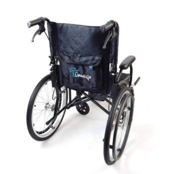 Oceľový invalidný vozík STANDARD TIM FS 901, šírka sedadla 46 cm