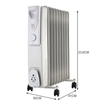 Elektrický radiátor 2000W Comfort 9 rebier