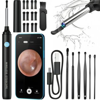Otoskop s HD kamerou na čistenie uší s vyhrievaným hrotom, Earwax Removal