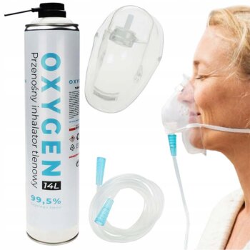 Prenosná kyslíková fľaša Oxygen 99,5% 14 l – 14L