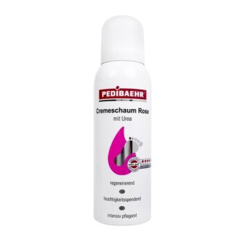 Pedibaehr krémová pena ružová s ureou, na veľmi suchú, hrubú pokožku nôh, 125 ml