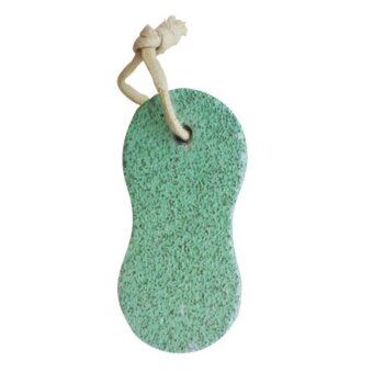 Pemza na odstránenie kože tvarovaná, 9x5 cm, zelené
