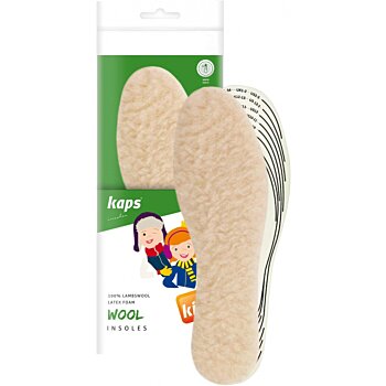 Detské zimné vložky do topánok strihacie Wool 19-34