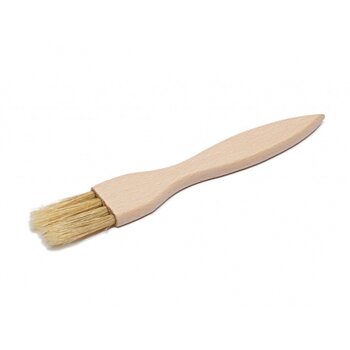 Potravinársky drevený štetec/maslovačka plochý, 18 cm