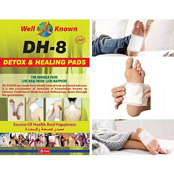 Prírodná detoxikačná náplasť DH-8, 8 ks