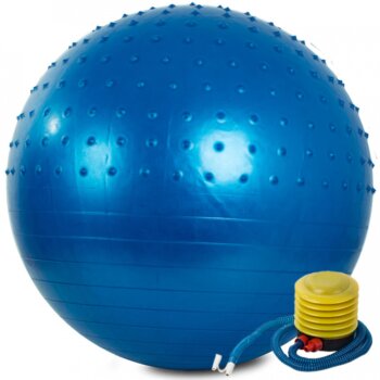 Rehabilitačná fitness lopta s pumpou, Gymball, 55 cm