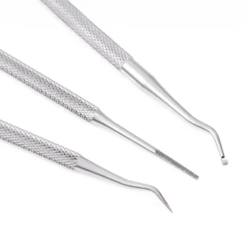 Sada 3 obojstranných exkavátorov na domácu pedikúru - 14 cm