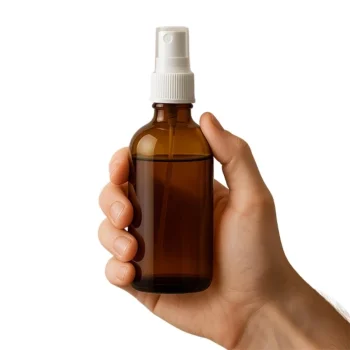 Sklenená fľaška s rozprašovačom - 100 ml