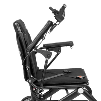 Elektrický skladací vozík pre imobilných SMART-TIM, čierny - 115 kg