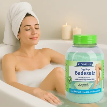 Soľ do kúpeľa na unavené a namáhané nohy – 600 g