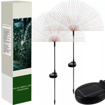 Solárna záhradná lampa Dandelion, 89 x 54 cm