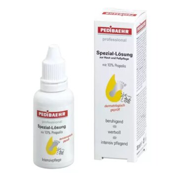 Špeciálny roztok na zmäkčenie kurích ôk, mozoľov a ragád s 10% propolisom Pedibaehr, 30 ml