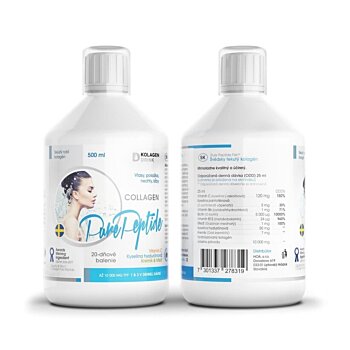 Kolagénový nápoj s obsahom 10 000 mg hydrolyzovaného rybieho kolagénu – 500 ml