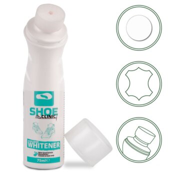 Tekutý obnovovač farby, bielič  na obuv 75 ml, biela