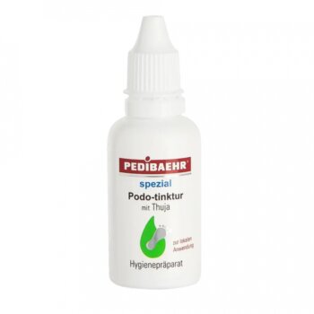 Tinktúra na ošetrenie bradavíc s tujou Pedibaehr Podo-tinktur, 30 ml
