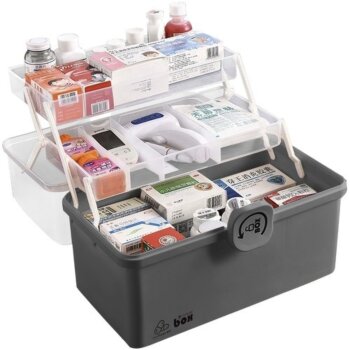 Veľký rozkladací organizér / box na lieky Medic