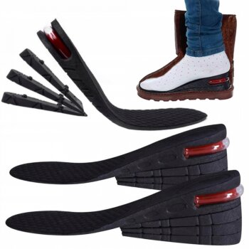 Vložky do topánok na zvýšenie postavy - 35 - 42, Plus 2,5cm, 5cm, 6,5cm, 8,5cm
